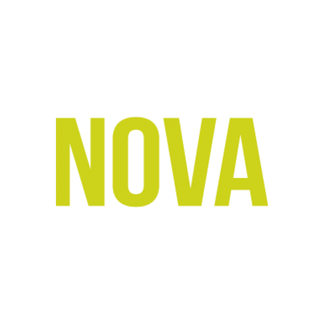 A logo for LaunchVic's NOVA program