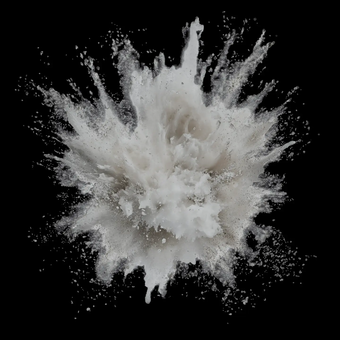 An image of a white splash